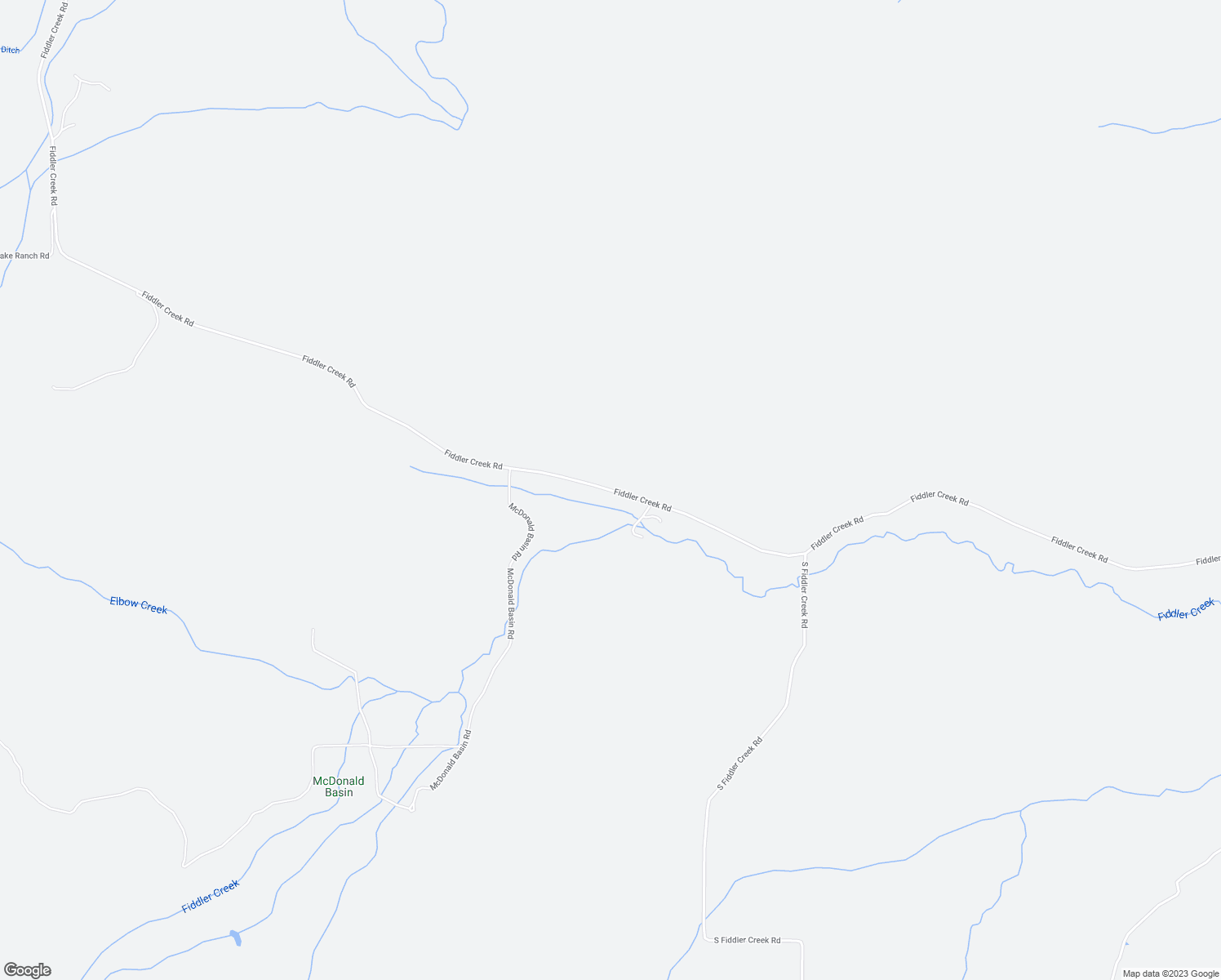 map of restaurants, bars, coffee shops, grocery stores, and more near Fiddler Creek Road in Fishtail