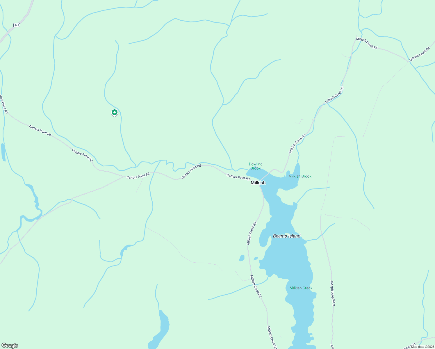 map of restaurants, bars, coffee shops, grocery stores, and more near 274 Carters Point Road in Carters Point