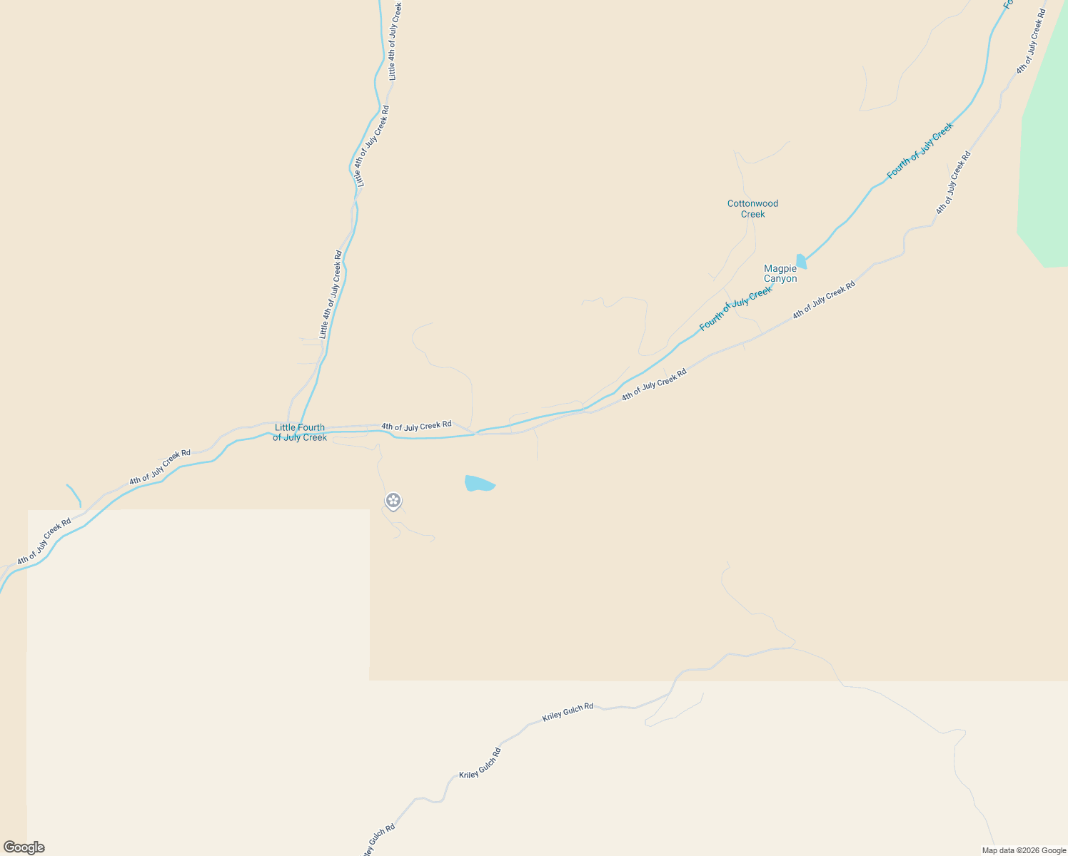 map of restaurants, bars, coffee shops, grocery stores, and more near 238 4th of July Creek Road in North Fork