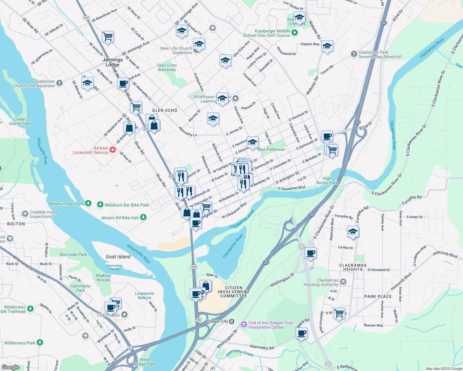 200 West Clarendon Street, Gladstone OR - Walk Score