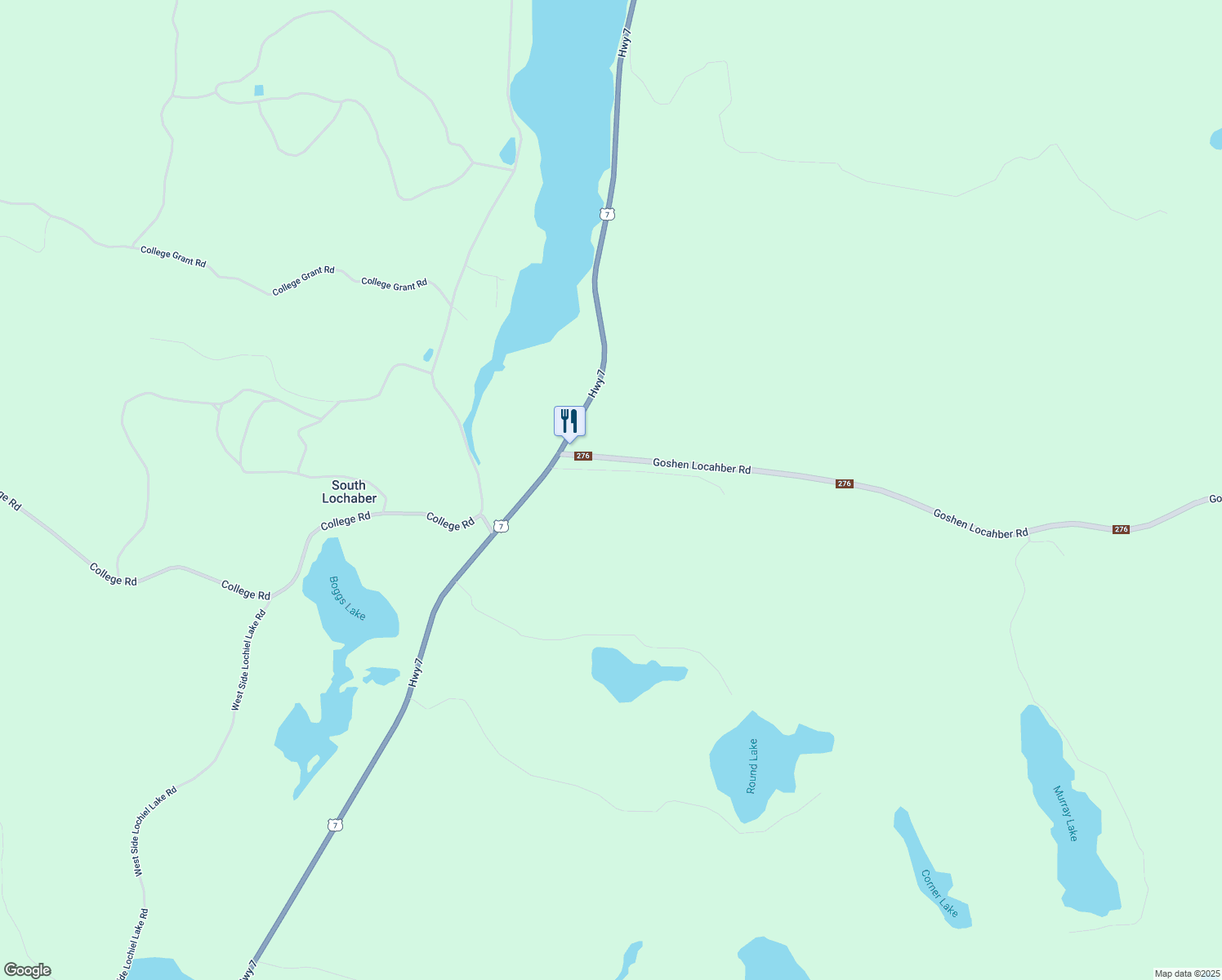 map of restaurants, bars, coffee shops, grocery stores, and more near 44 Dorts Road in Antigonish
