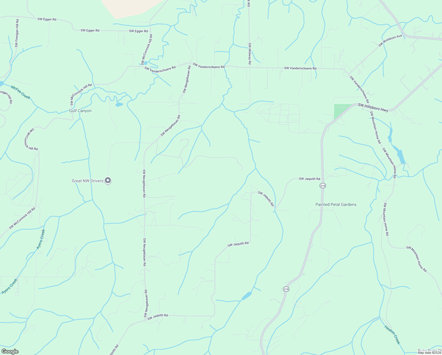 map of restaurants, bars, coffee shops, grocery stores, and more near 27922 Southwest Strawberry Hill Drive in Hillsboro