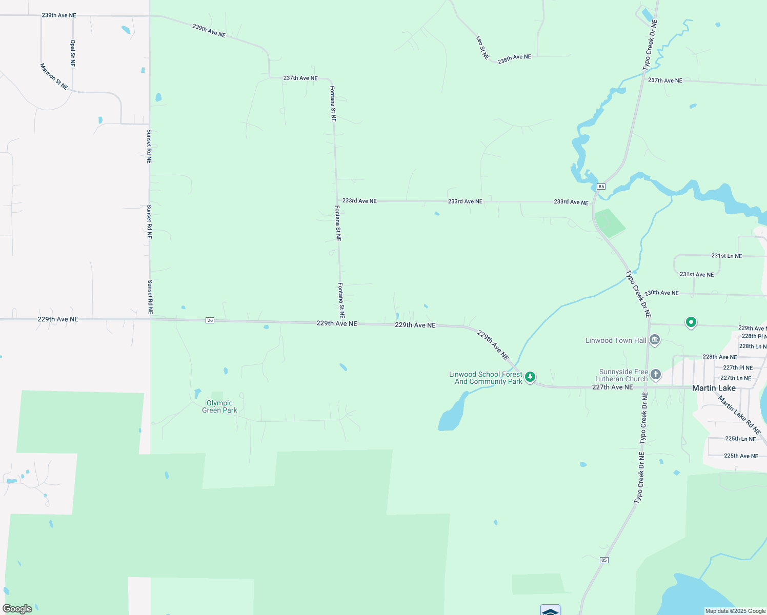 5719 229th Avenue Northeast, Stacy MN Walk Score