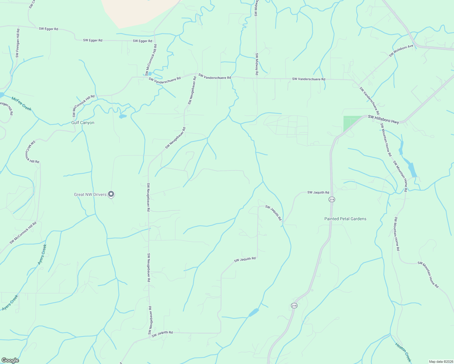 map of restaurants, bars, coffee shops, grocery stores, and more near 27922 Southwest Strawberry Hill Drive in Hillsboro