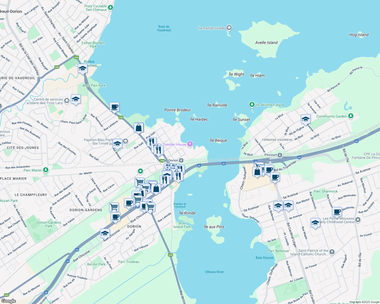VaudreuilDorion QC Walk Score