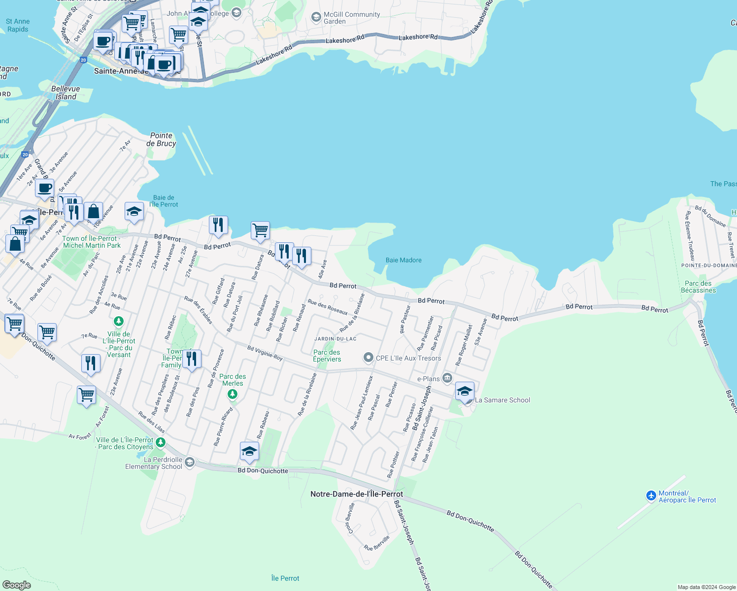 24 Rue de la Rivelaine, NotreDamedel'ÎlePerrot QC Walk Score