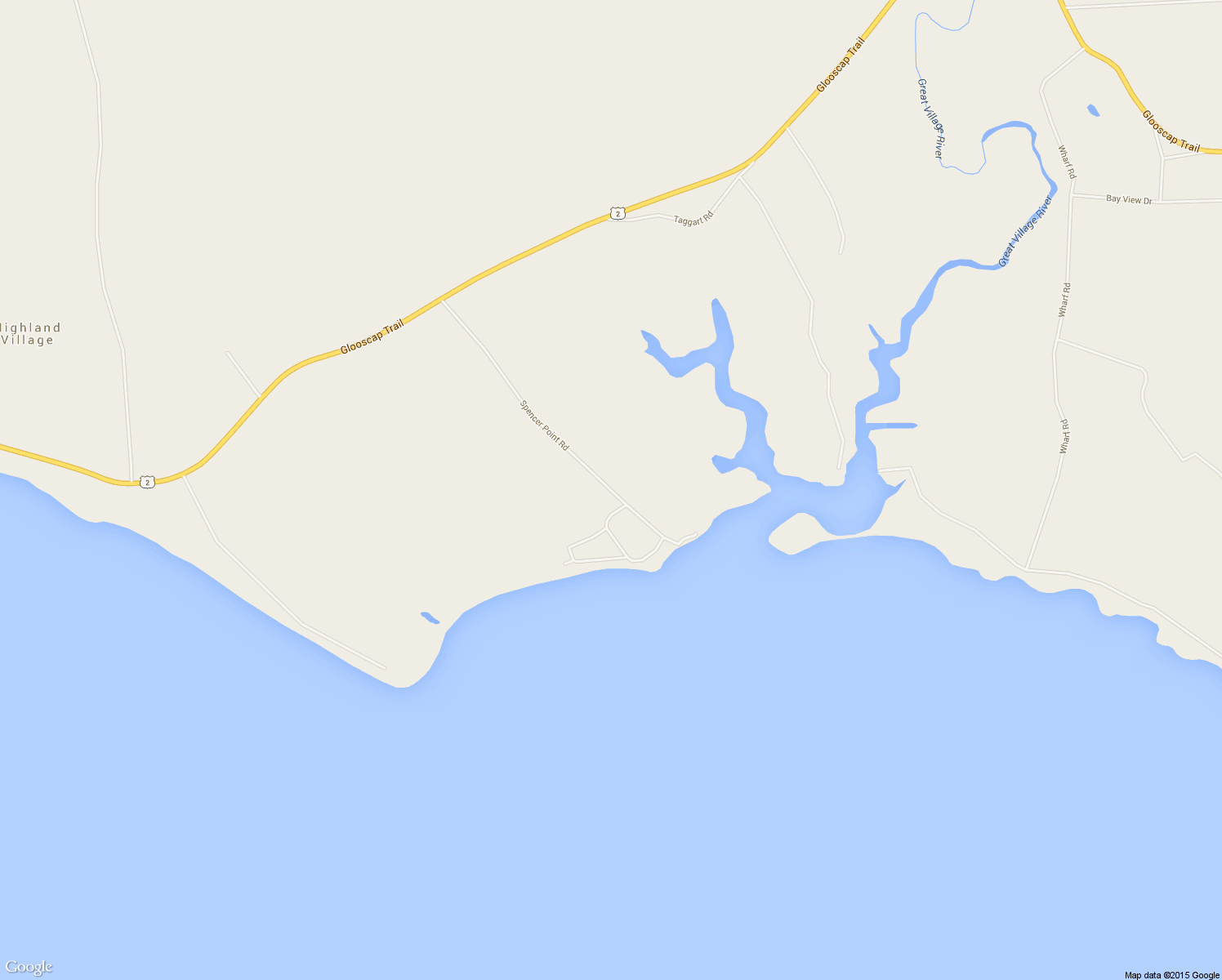 map of restaurants, bars, coffee shops, grocery stores, and more near 69 Spencer Point Road in Great Village