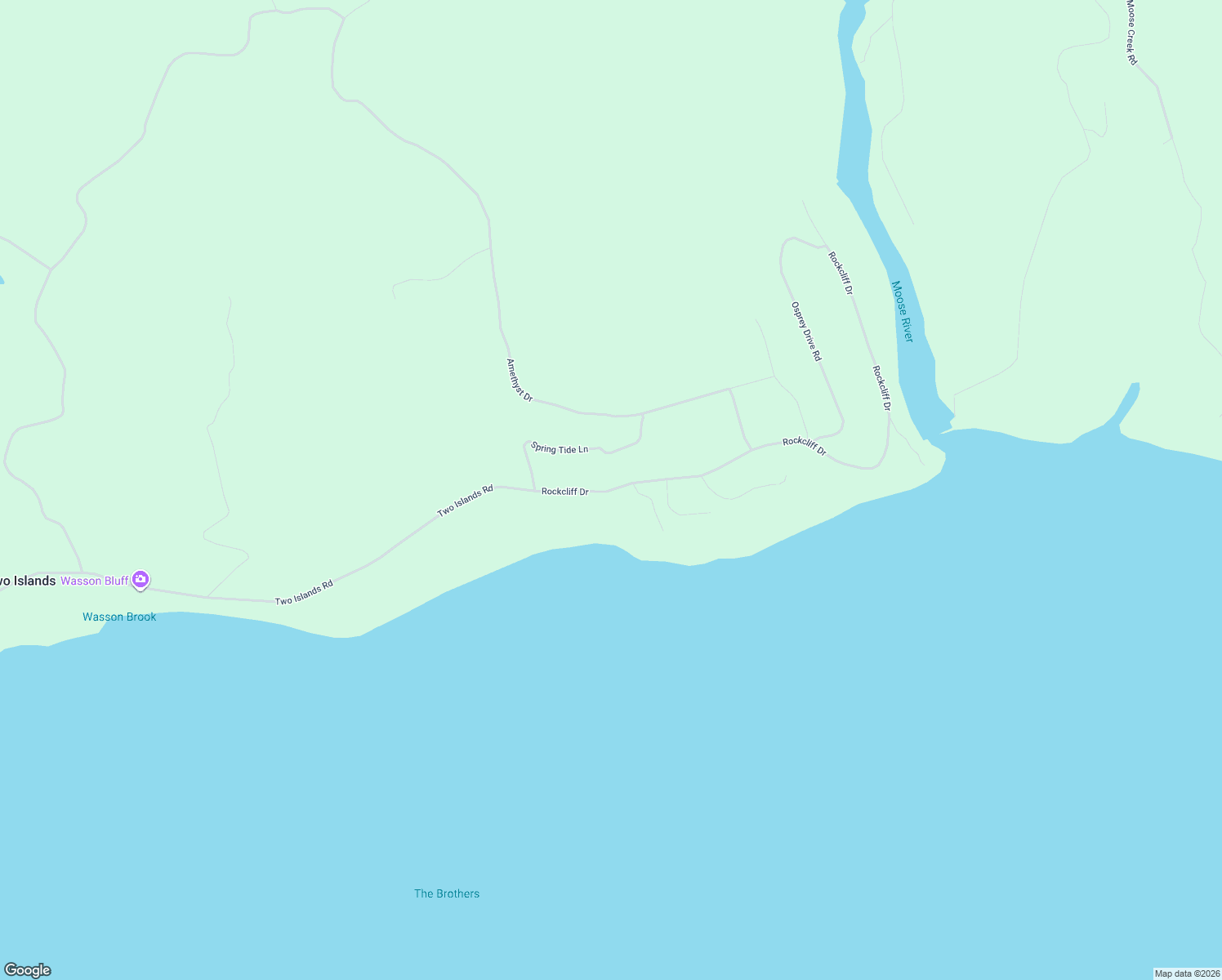 map of restaurants, bars, coffee shops, grocery stores, and more near 69 Rockcliff Drive in Parrsboro