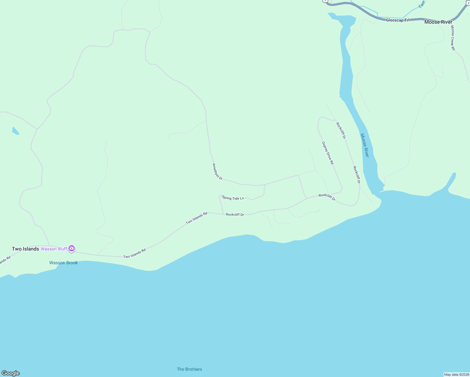 map of restaurants, bars, coffee shops, grocery stores, and more near 59 Spring Tide Lane in Parrsboro