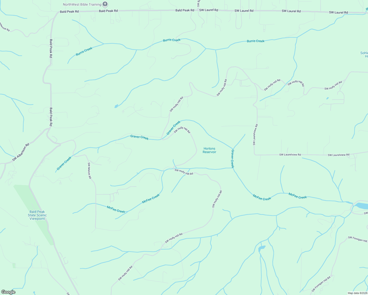 map of restaurants, bars, coffee shops, grocery stores, and more near 17001-17771 Southwest Holly Hill Road in Hillsboro