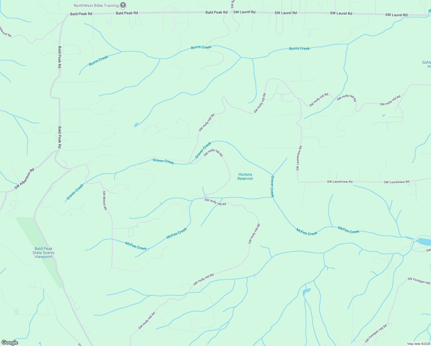 map of restaurants, bars, coffee shops, grocery stores, and more near 17001-17771 Southwest Holly Hill Road in Hillsboro