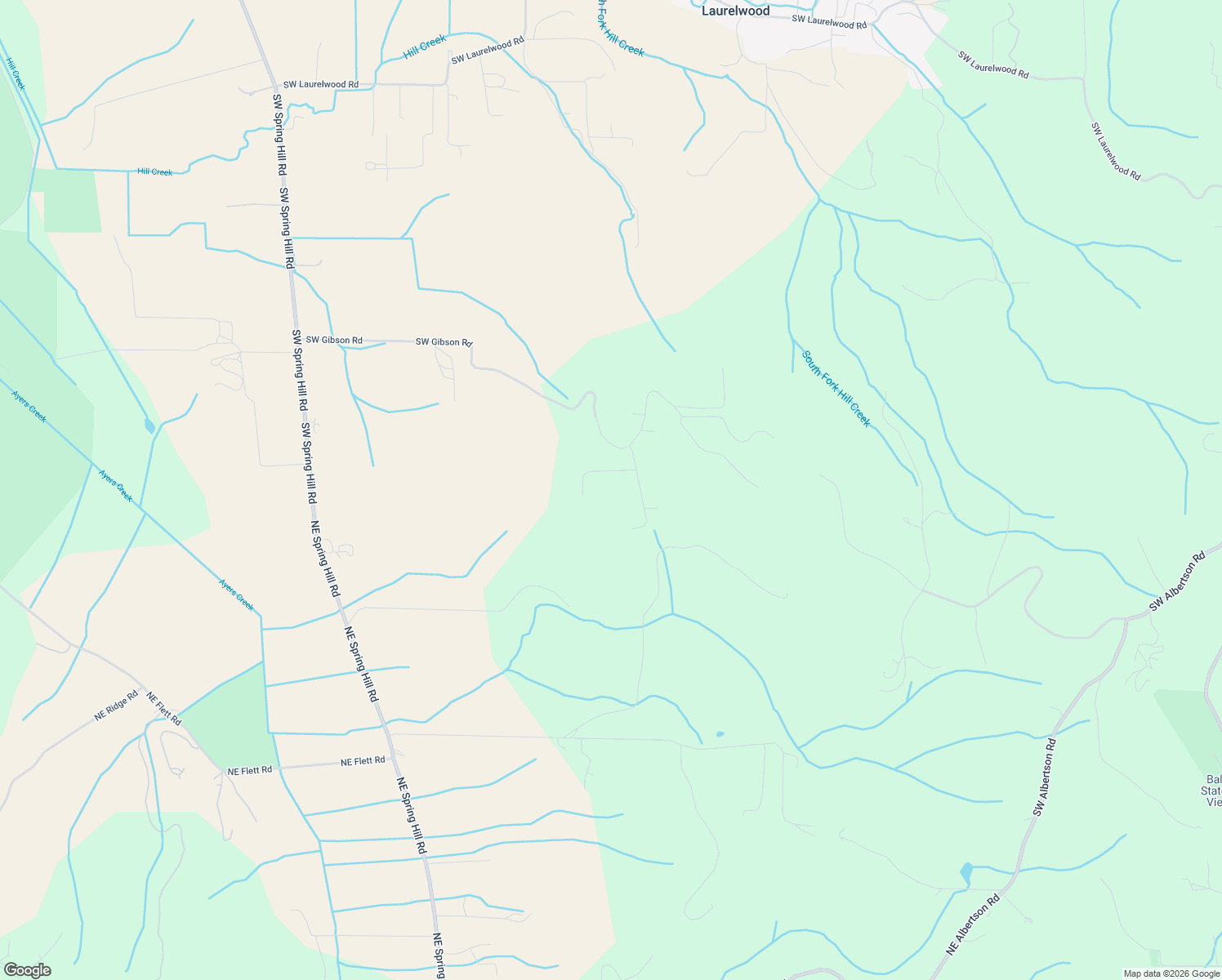 map of restaurants, bars, coffee shops, grocery stores, and more near 39760 Southwest Gibson Road in Gaston