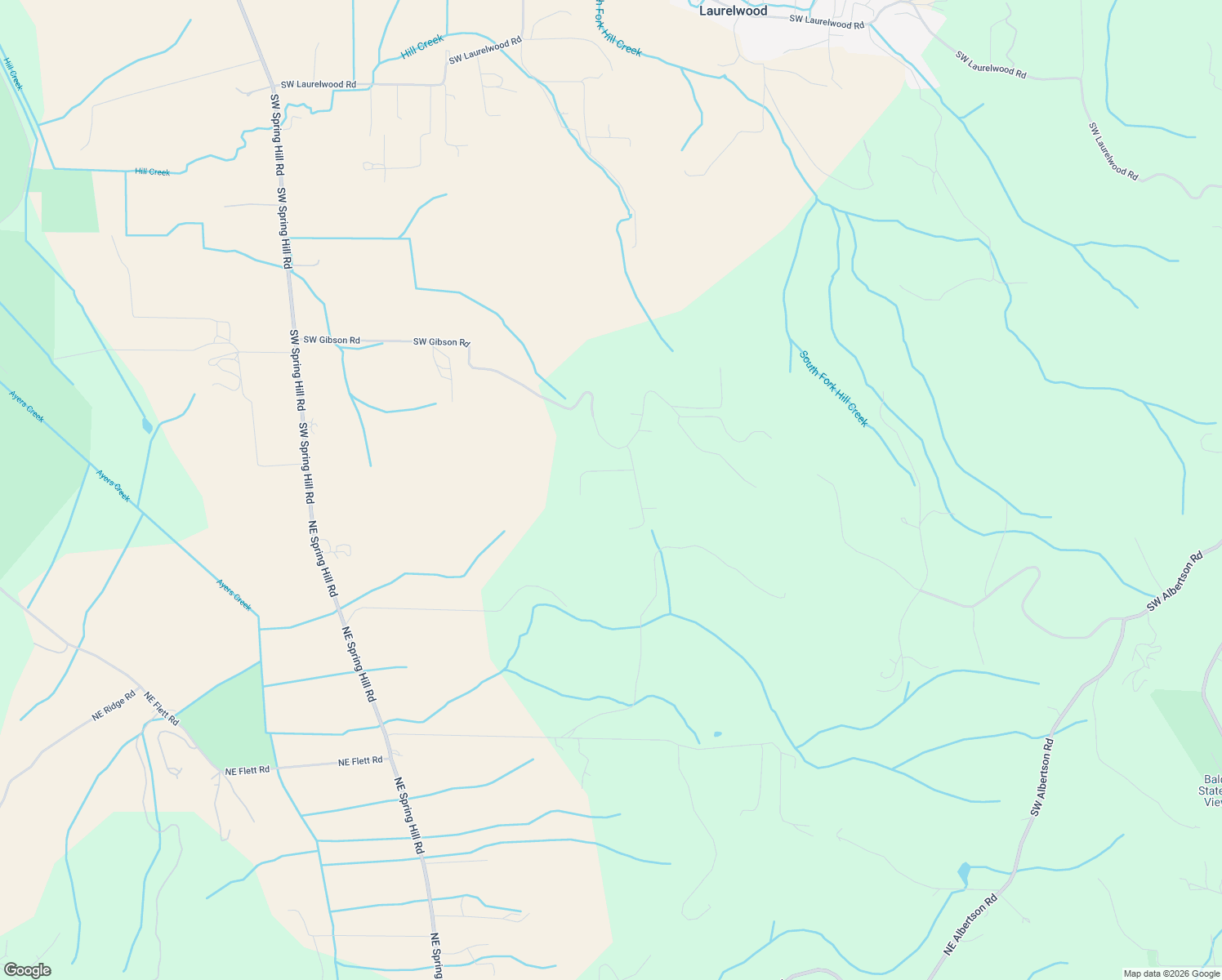 map of restaurants, bars, coffee shops, grocery stores, and more near 39760 Southwest Gibson Road in Gaston