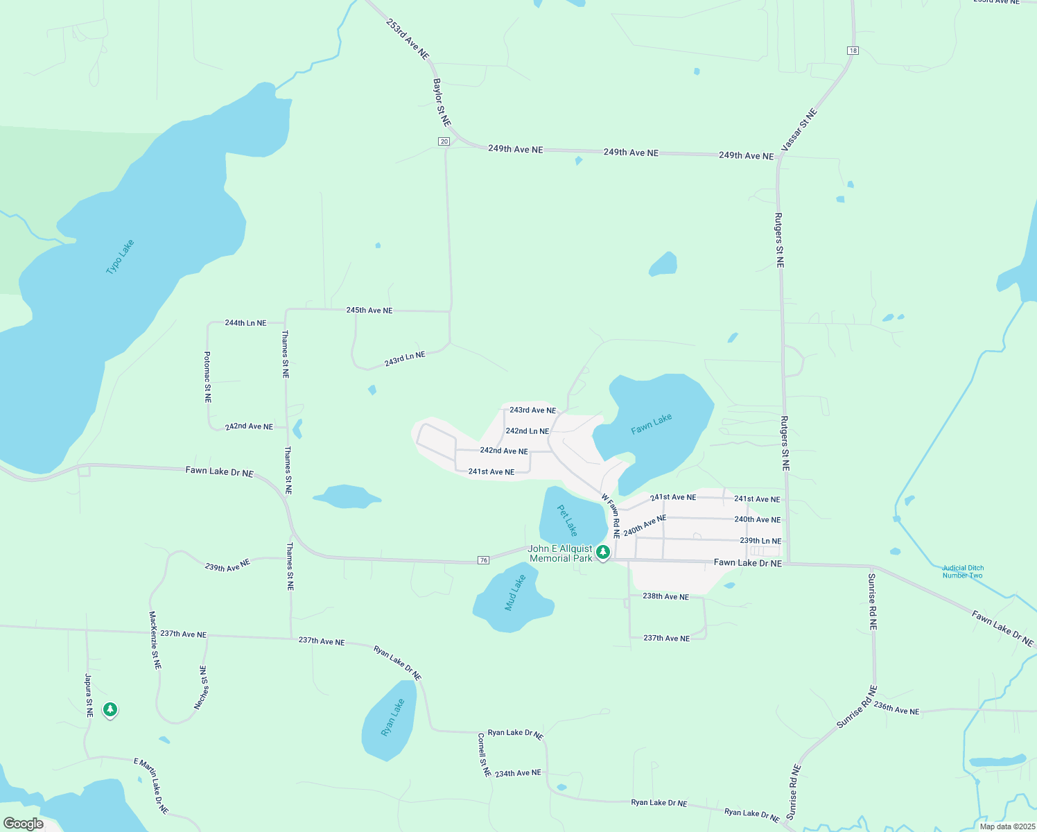 8134 243rd Ave NE, Stacy MN Walk Score