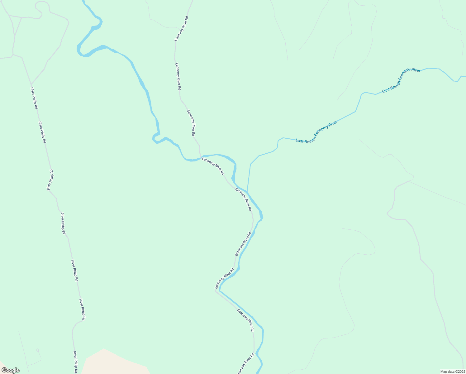 map of restaurants, bars, coffee shops, grocery stores, and more near Economy River Road in Economy