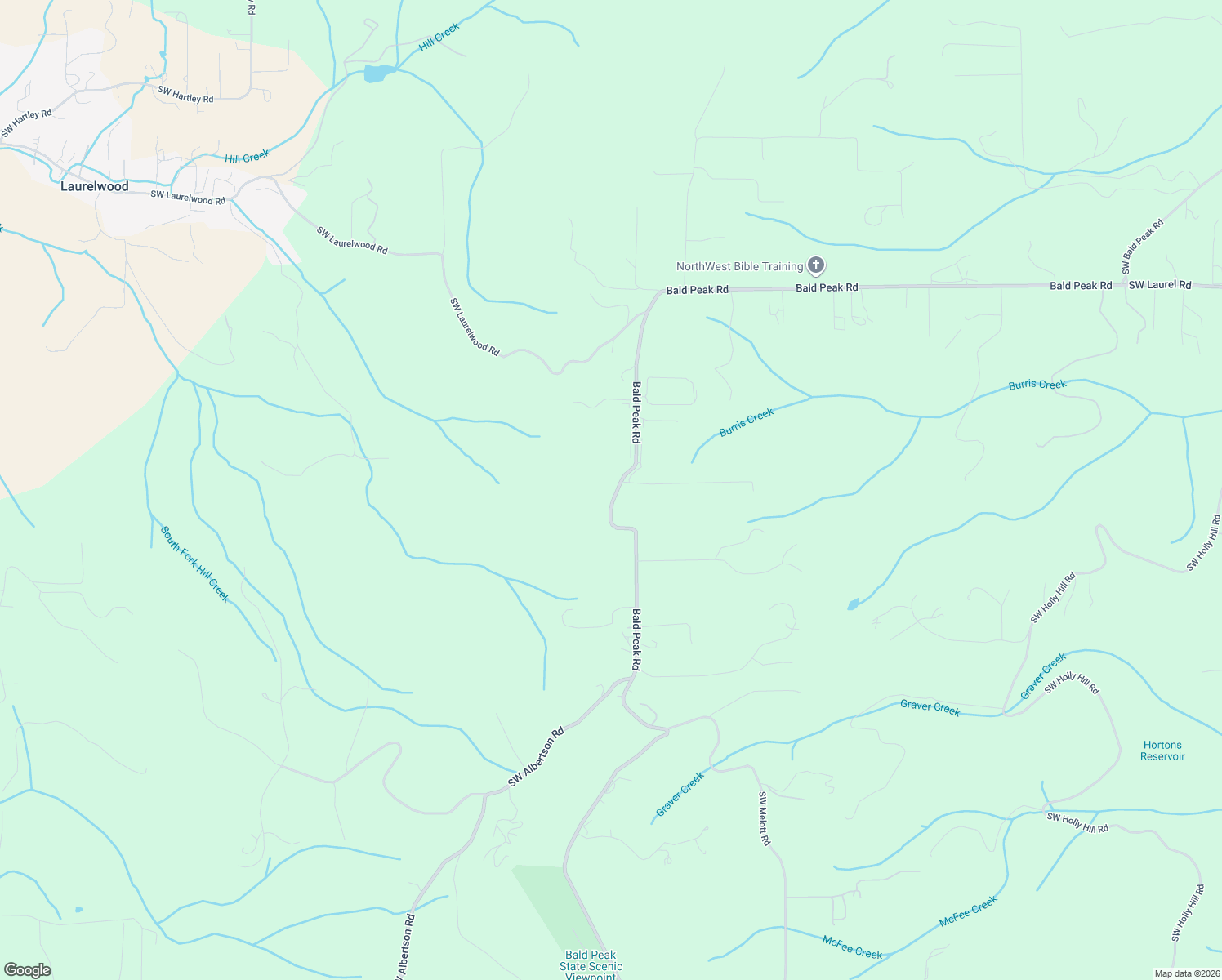 map of restaurants, bars, coffee shops, grocery stores, and more near 36029 Southwest Bald Peak Road in Hillsboro