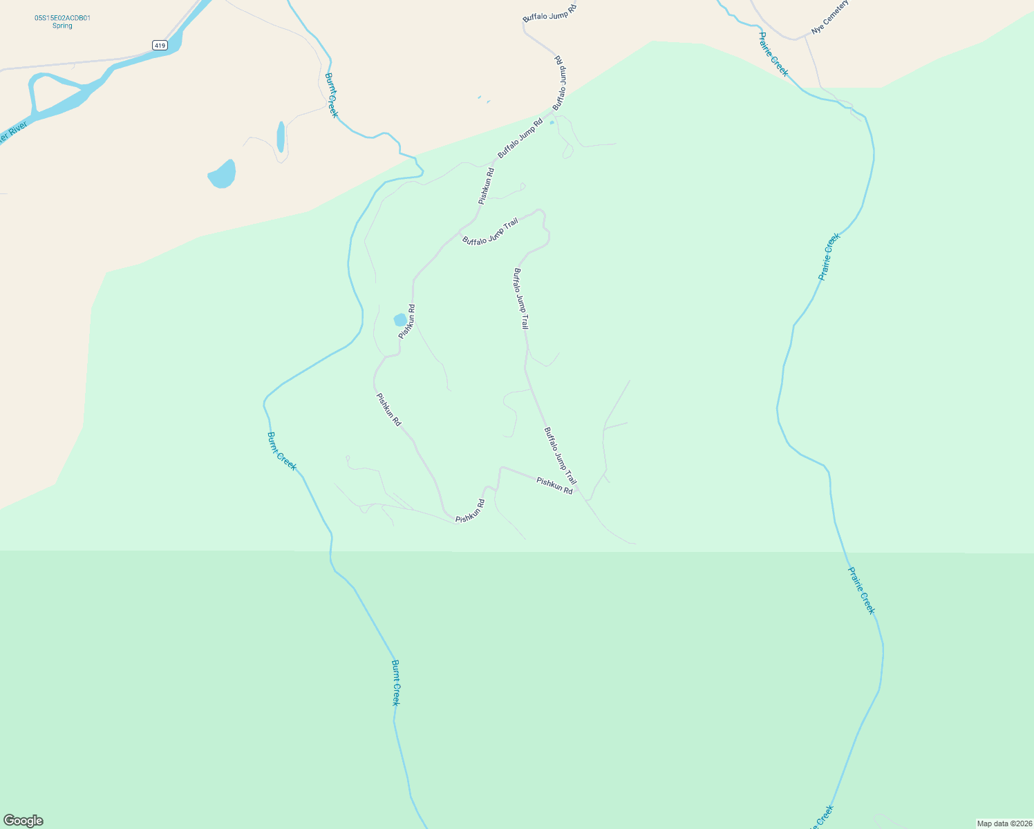 map of restaurants, bars, coffee shops, grocery stores, and more near 89 Buffalo Jump Trail in Nye