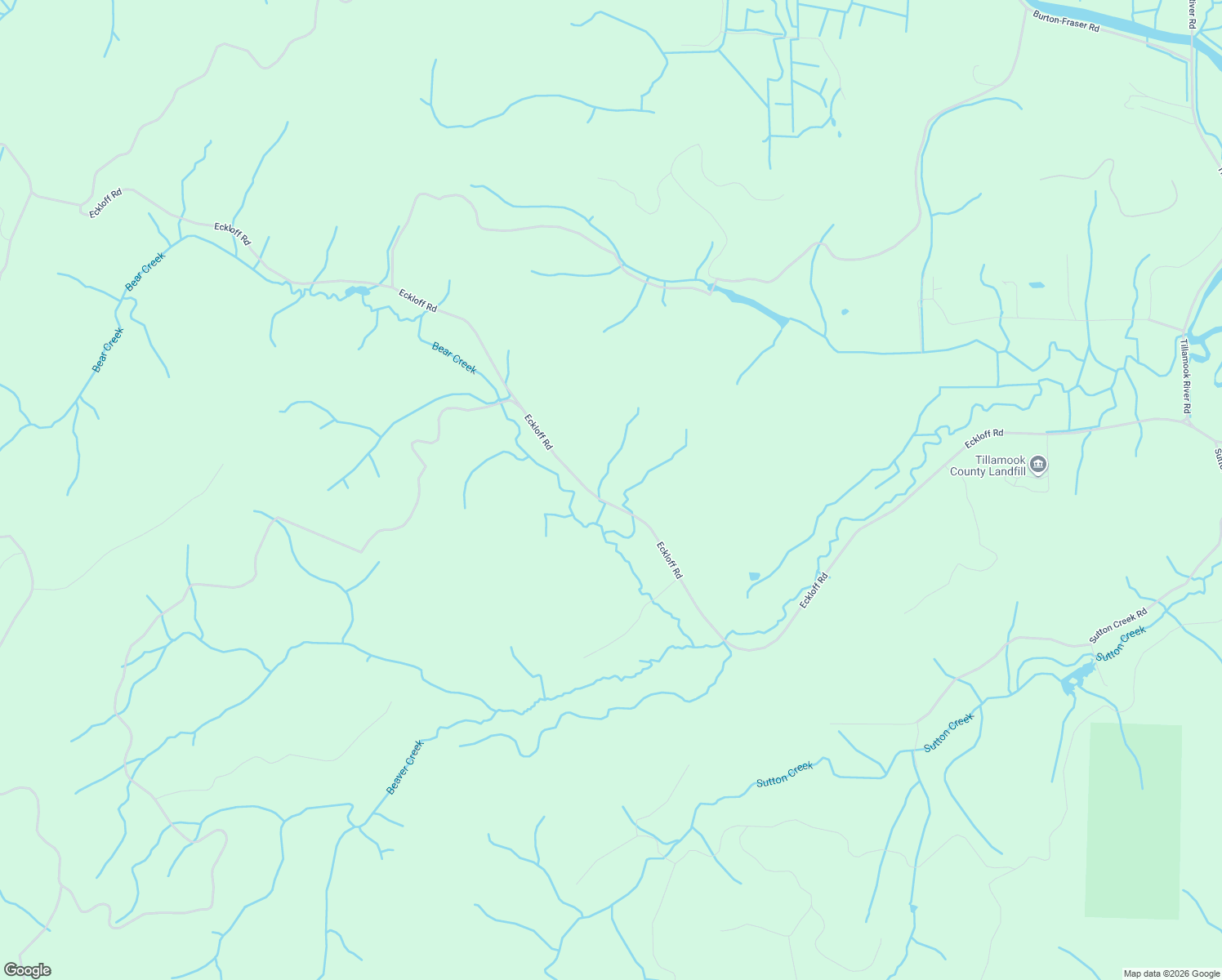 map of restaurants, bars, coffee shops, grocery stores, and more near 200 Eckloff Road in Tillamook