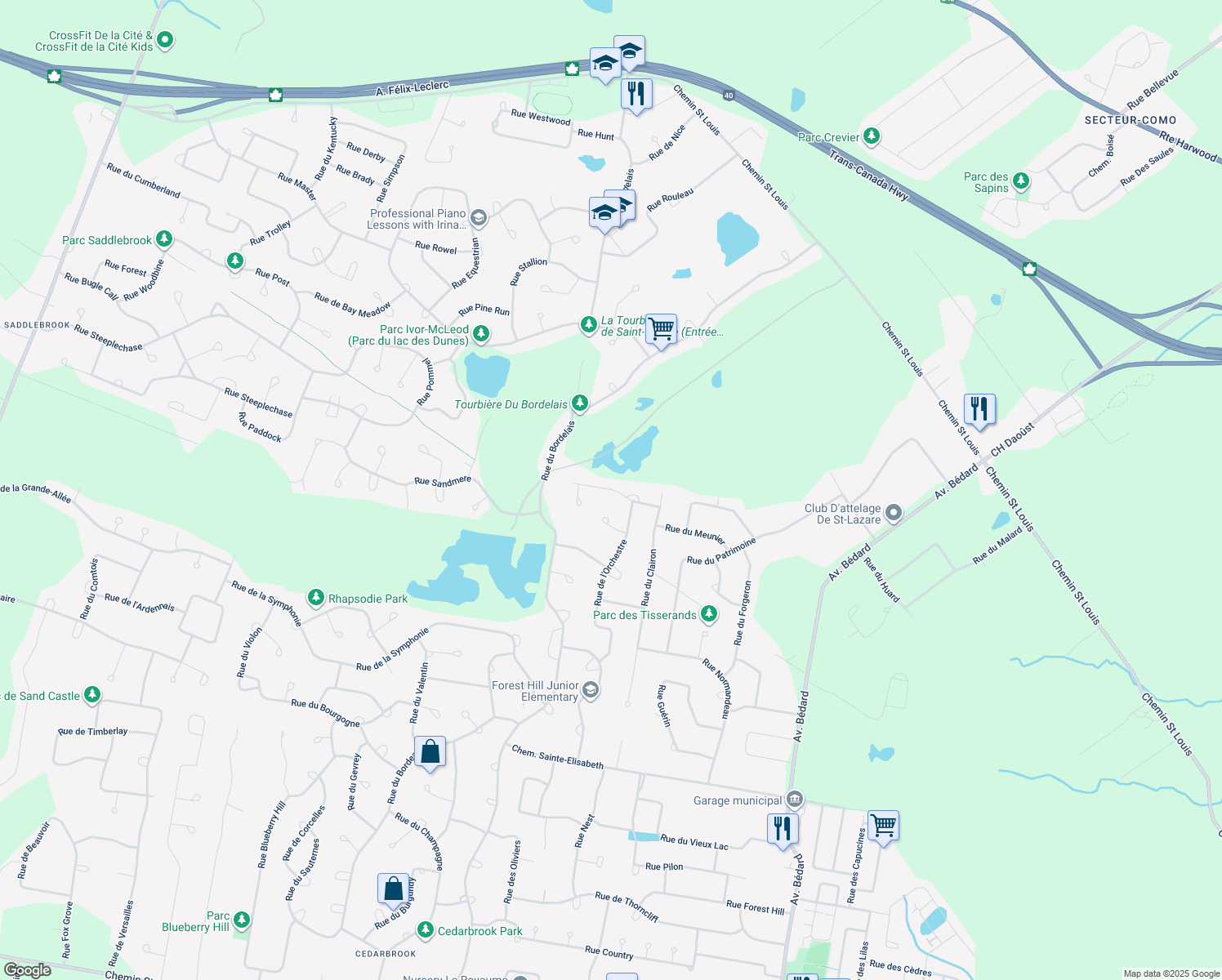 2349 Rue de la Fanfare, SaintLazare QC Walk Score