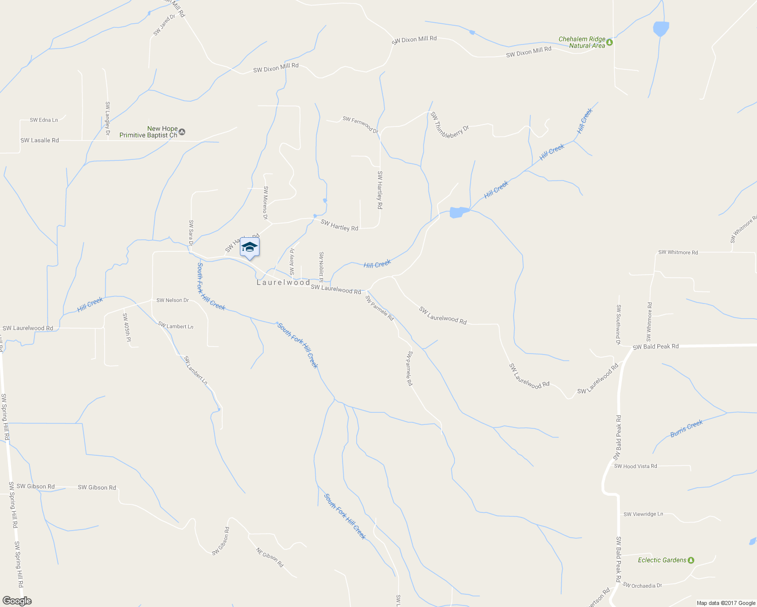 map of restaurants, bars, coffee shops, grocery stores, and more near 13550 Southwest Parmele Road in Gaston