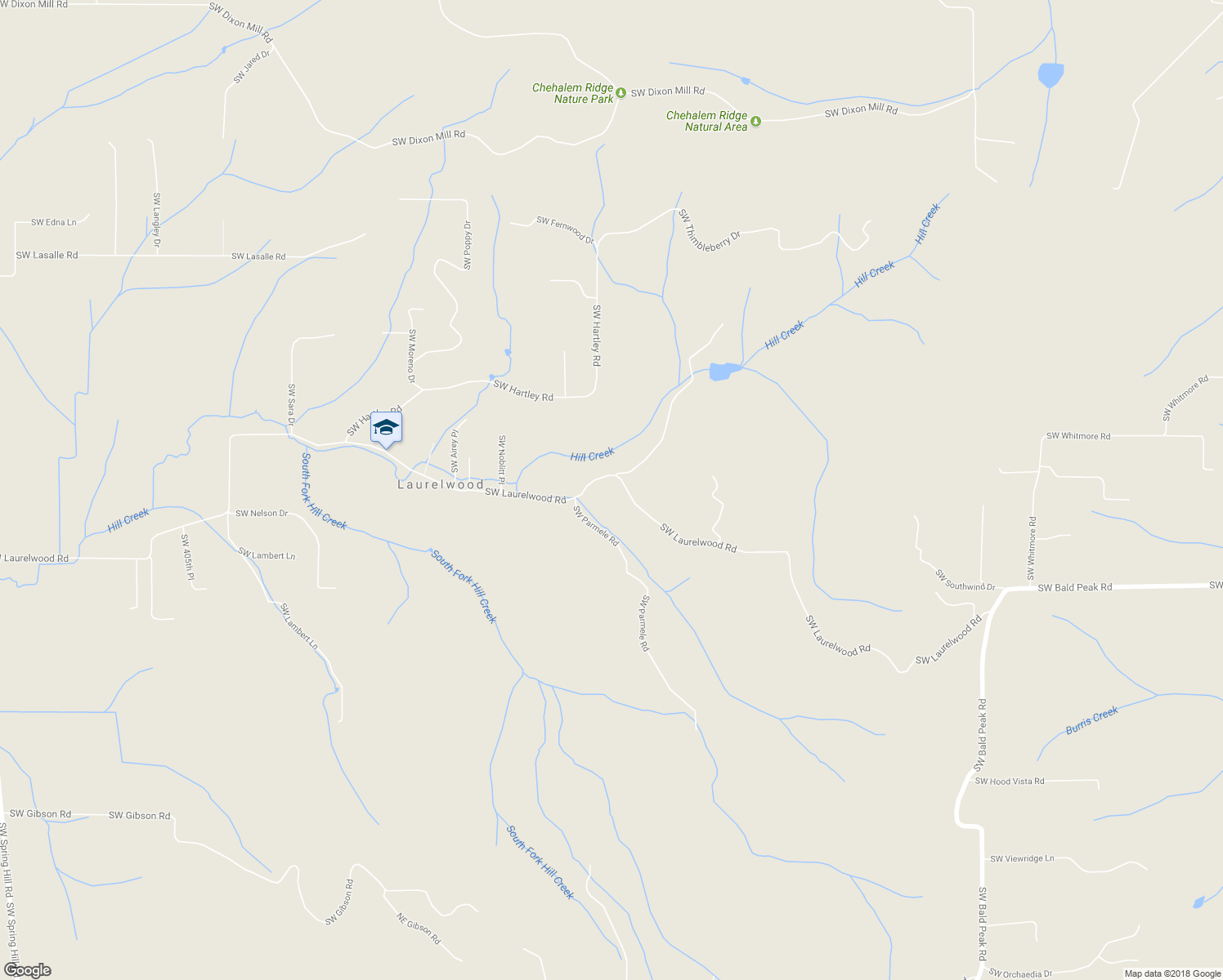 map of restaurants, bars, coffee shops, grocery stores, and more near 38280 Southwest Laurelwood Road in Gaston