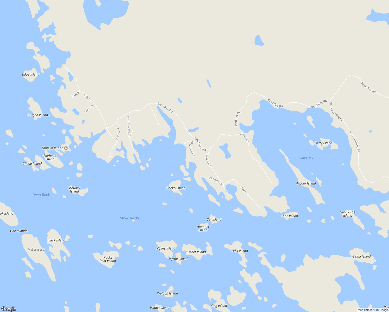 map of restaurants, bars, coffee shops, grocery stores, and more near 11 Silver Birch Road in Parry Sound District