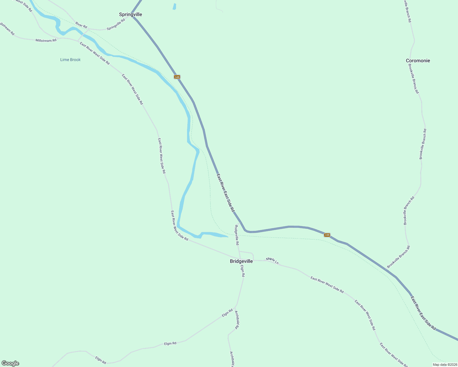 map of restaurants, bars, coffee shops, grocery stores, and more near 2058 East River East Side Road in Eureka