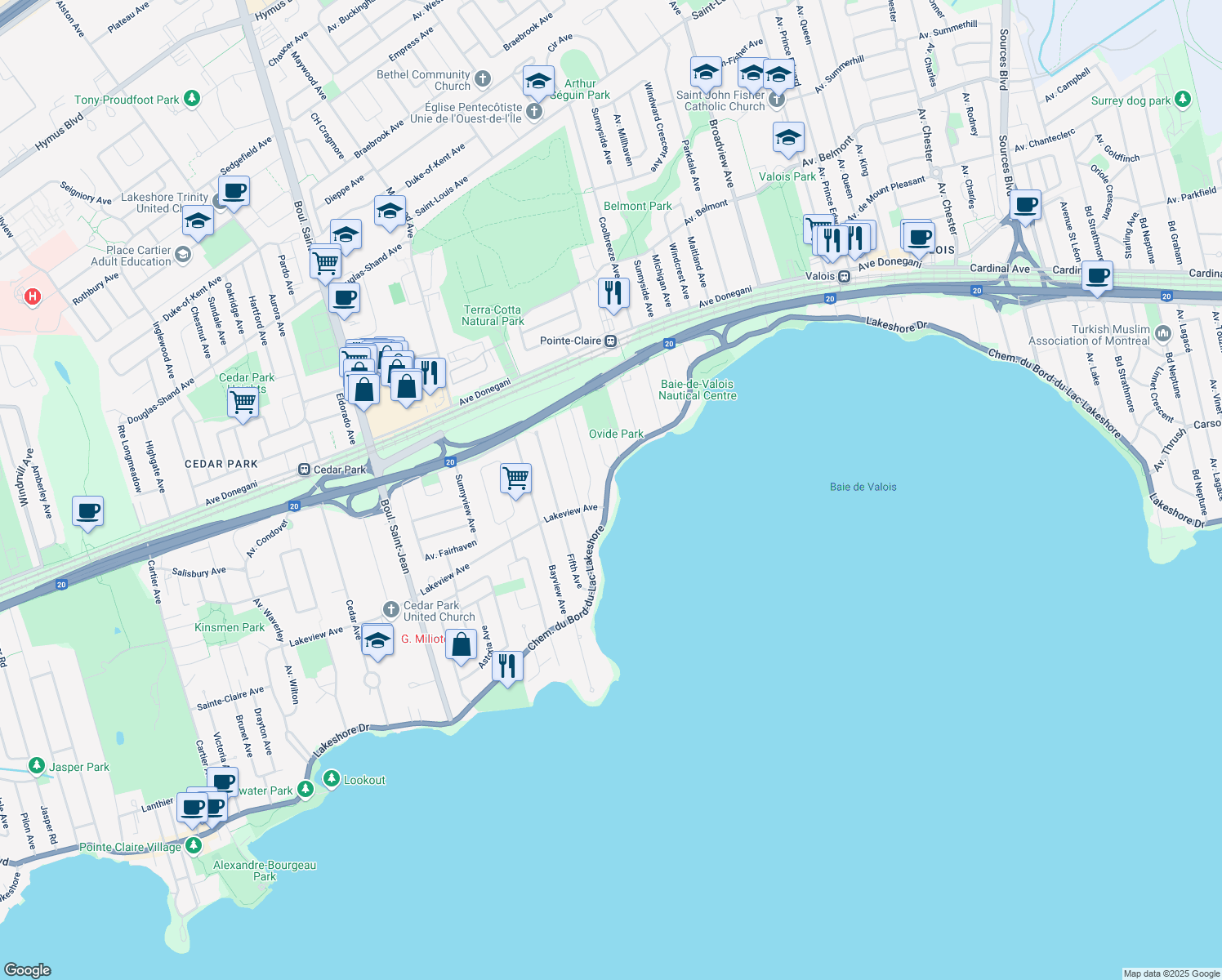 110 chemin du bord du lac, pointe claire qc walk score Spisestuebord 110