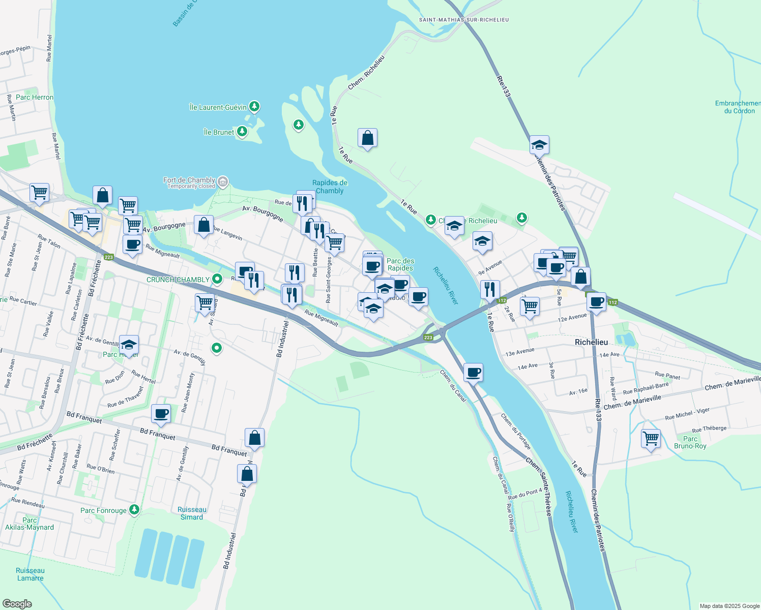 Rue des Carrières, Chambly QC Walk Score