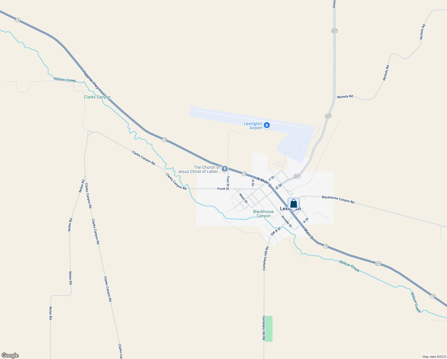 map of restaurants, bars, coffee shops, grocery stores, and more near 450 Tom Street in Lexington