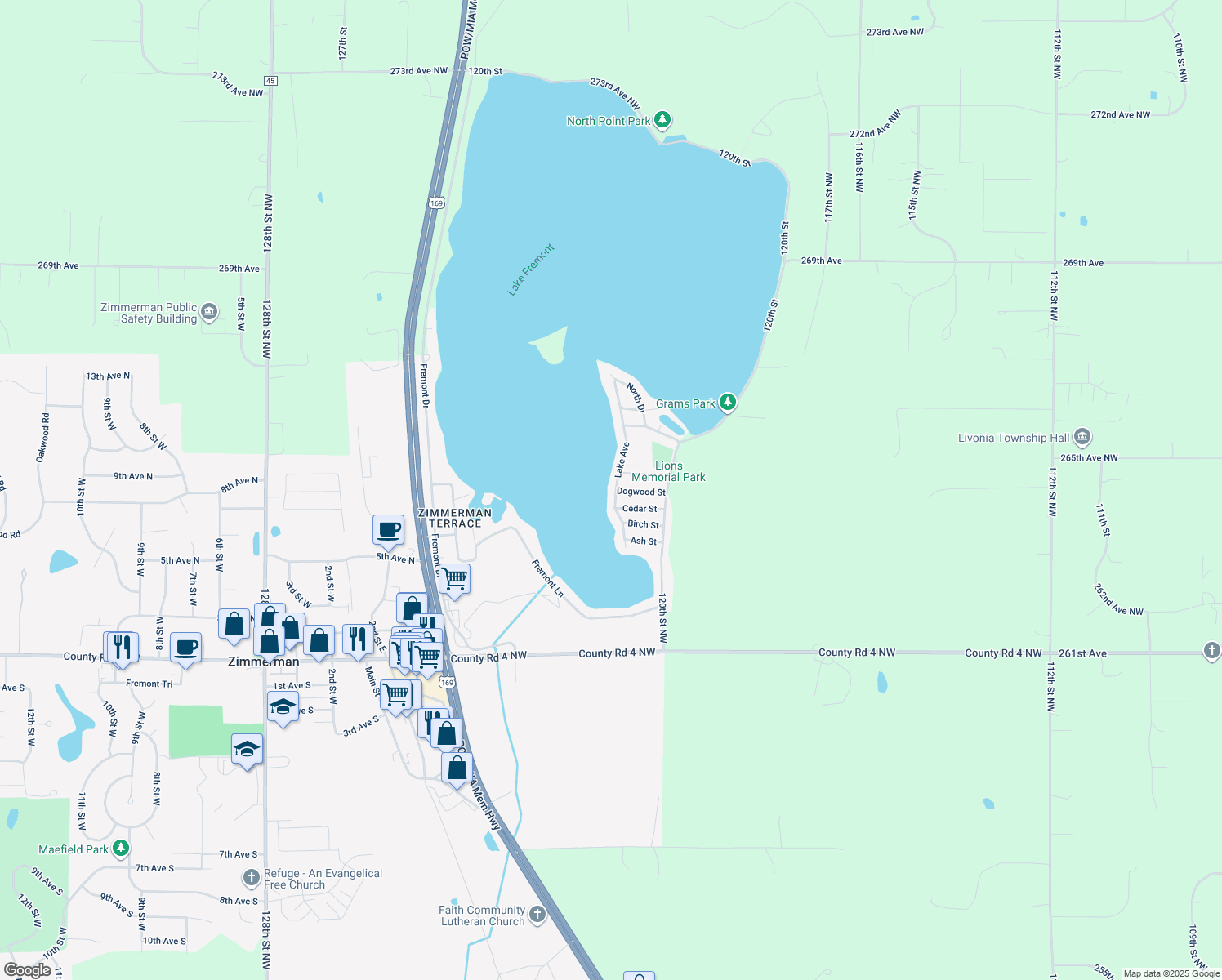 26424 Lake Avenue, Zimmerman MN Walk Score
