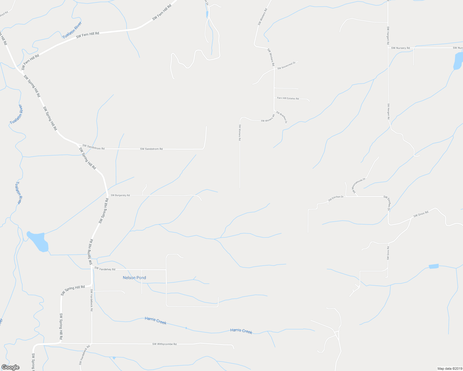 map of restaurants, bars, coffee shops, grocery stores, and more near 7777 Southwest Winters Road in Cornelius