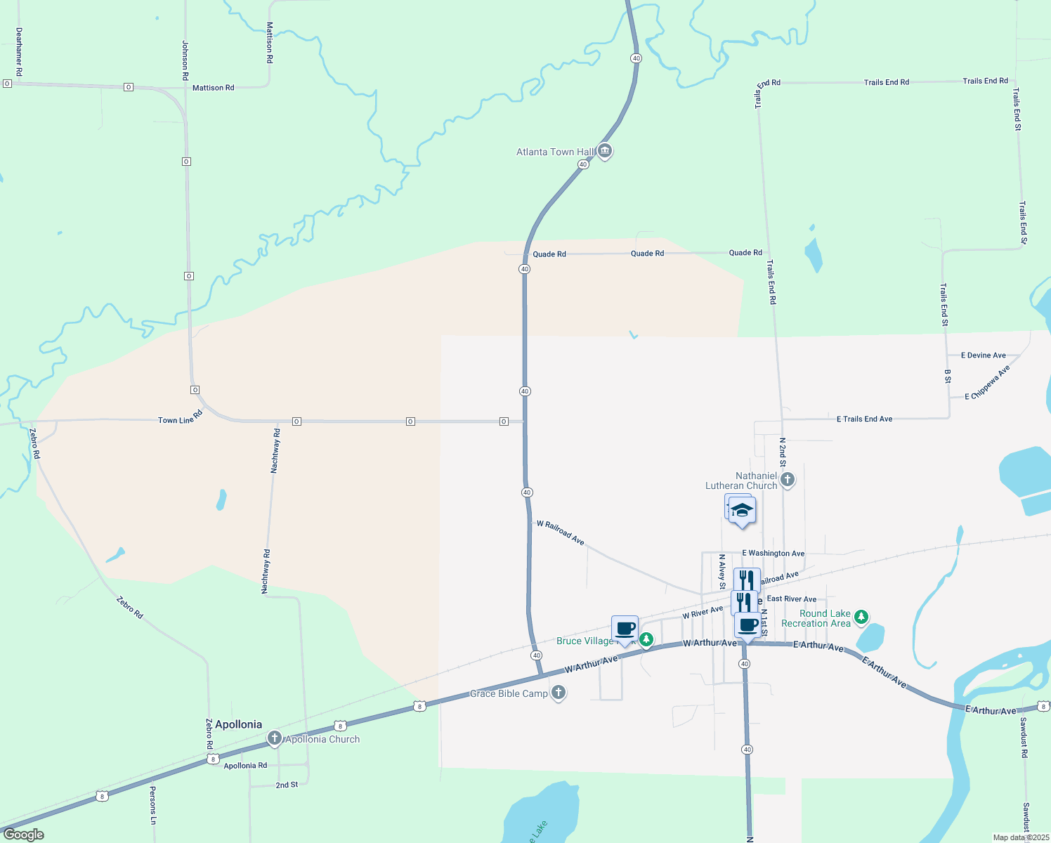 Highway 40, Bruce WI Walk Score