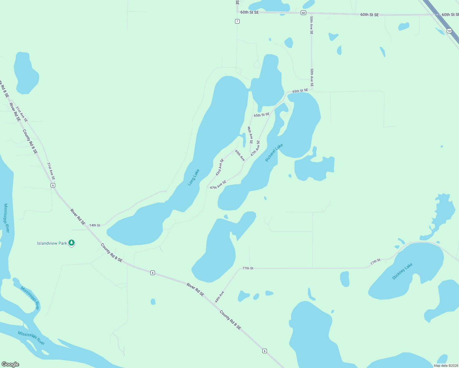 map of restaurants, bars, coffee shops, grocery stores, and more near 7073 47th Avenue Southeast in St. Cloud