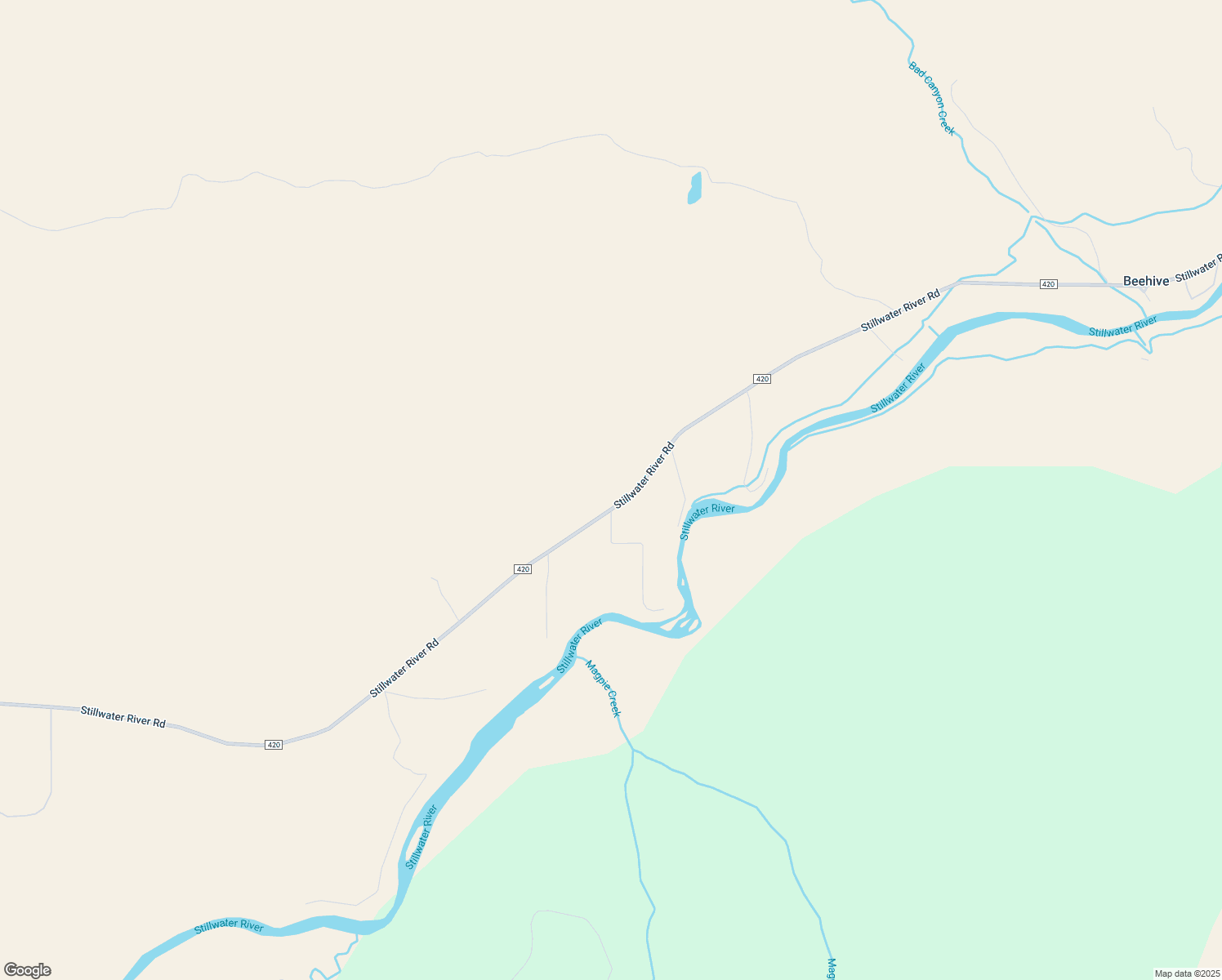 map of restaurants, bars, coffee shops, grocery stores, and more near 1672 Stillwater River Road in Nye