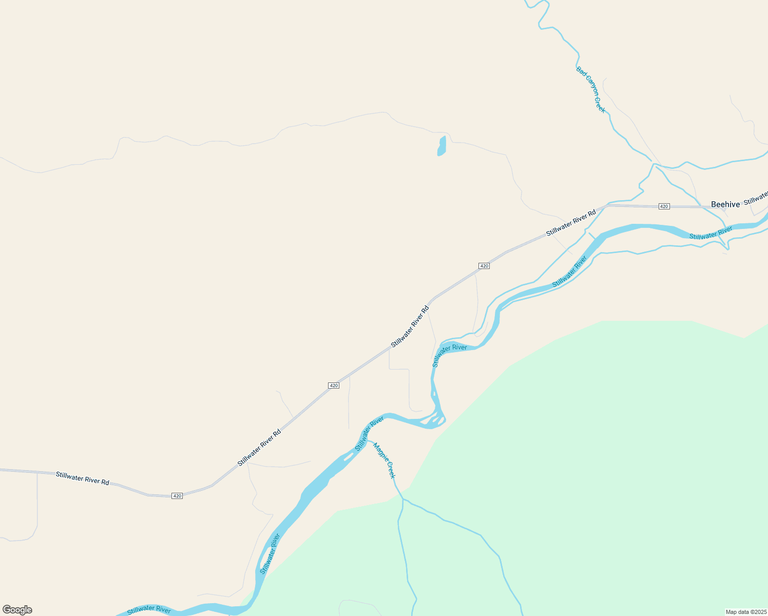 map of restaurants, bars, coffee shops, grocery stores, and more near 1672 Stillwater River Road in Nye