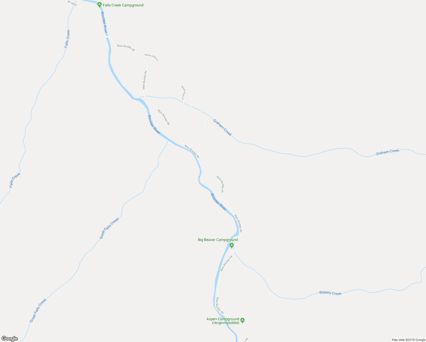 map of restaurants, bars, coffee shops, grocery stores, and more near Main Boulder Road in Mc Leod