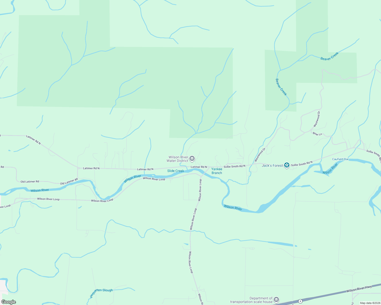 map of restaurants, bars, coffee shops, grocery stores, and more near 3255 Hubert Rd in Tillamook