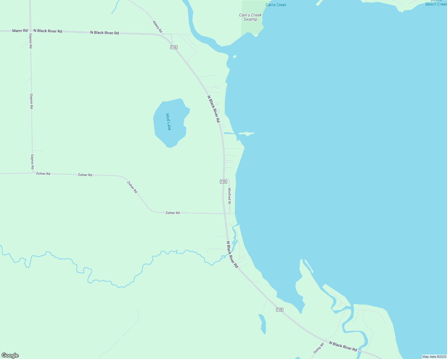 map of restaurants, bars, coffee shops, grocery stores, and more near 1998 North Black River Road in Cheboygan