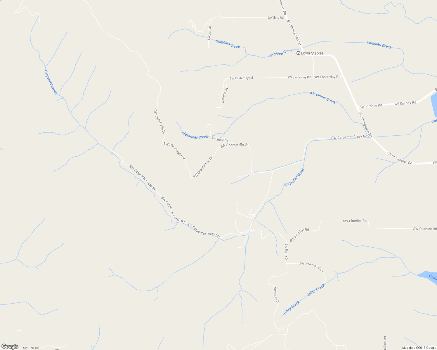 map of restaurants, bars, coffee shops, grocery stores, and more near 47920 Southwest Chanterelle Drive in Forest Grove