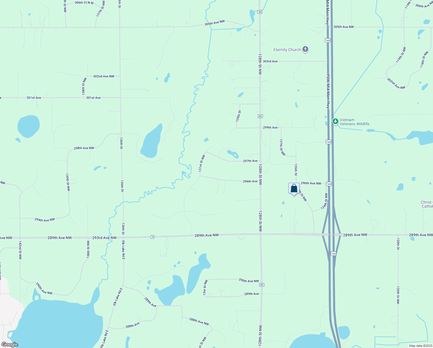 map of restaurants, bars, coffee shops, grocery stores, and more near 13010 296th Avenue in Princeton