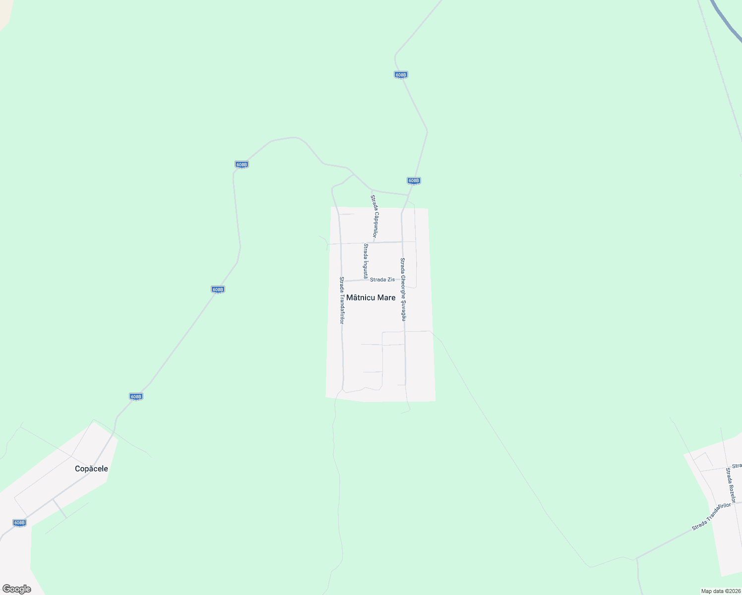 map of restaurants, bars, coffee shops, grocery stores, and more near in Mâtnicu Mare