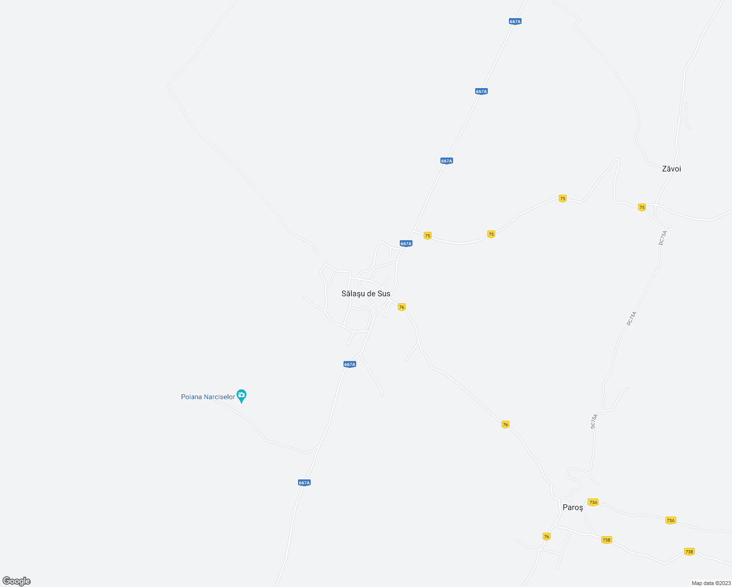 map of restaurants, bars, coffee shops, grocery stores, and more near in Sălașu de Sus