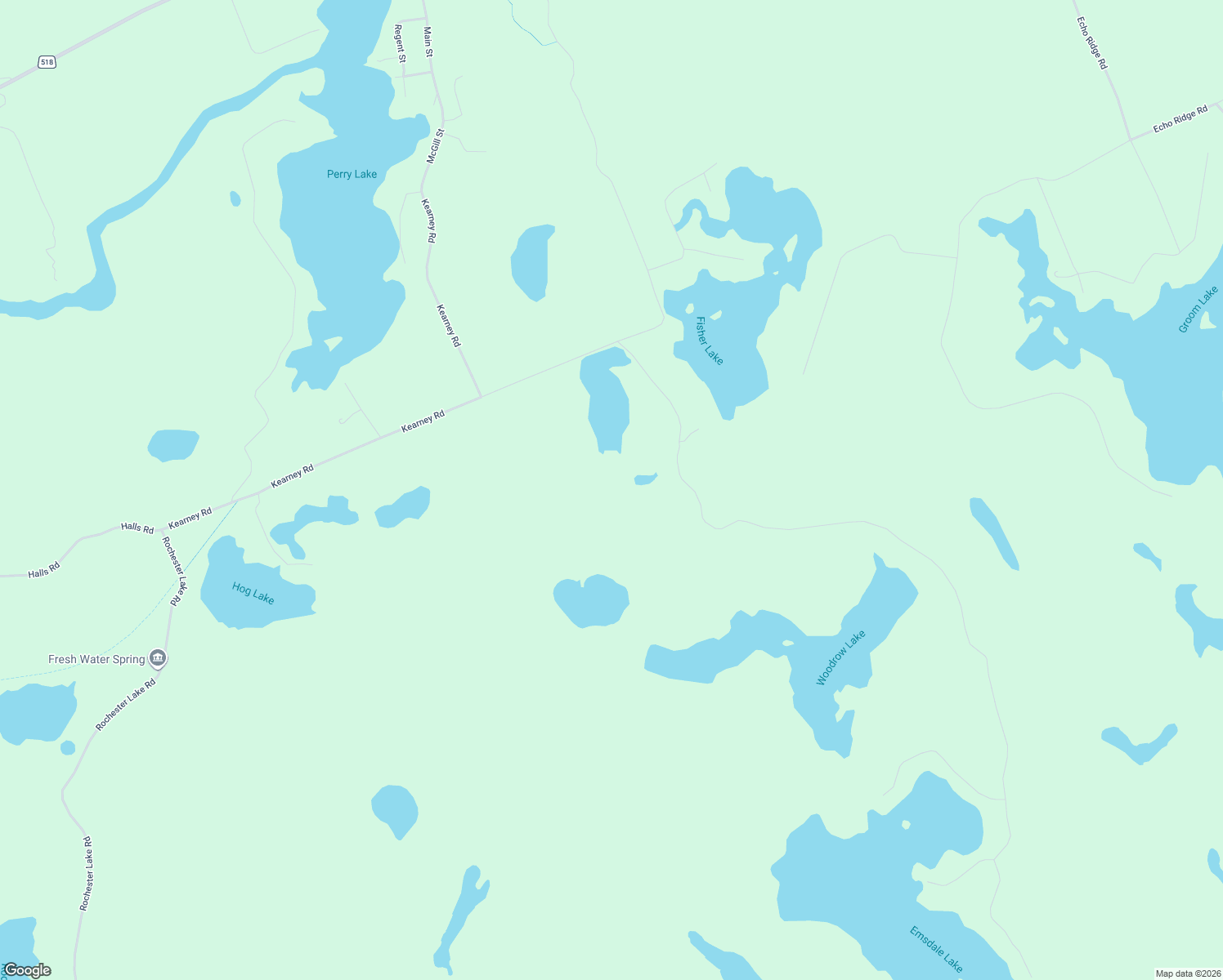 map of restaurants, bars, coffee shops, grocery stores, and more near 12 Emsdale Lake Road in Emsdale