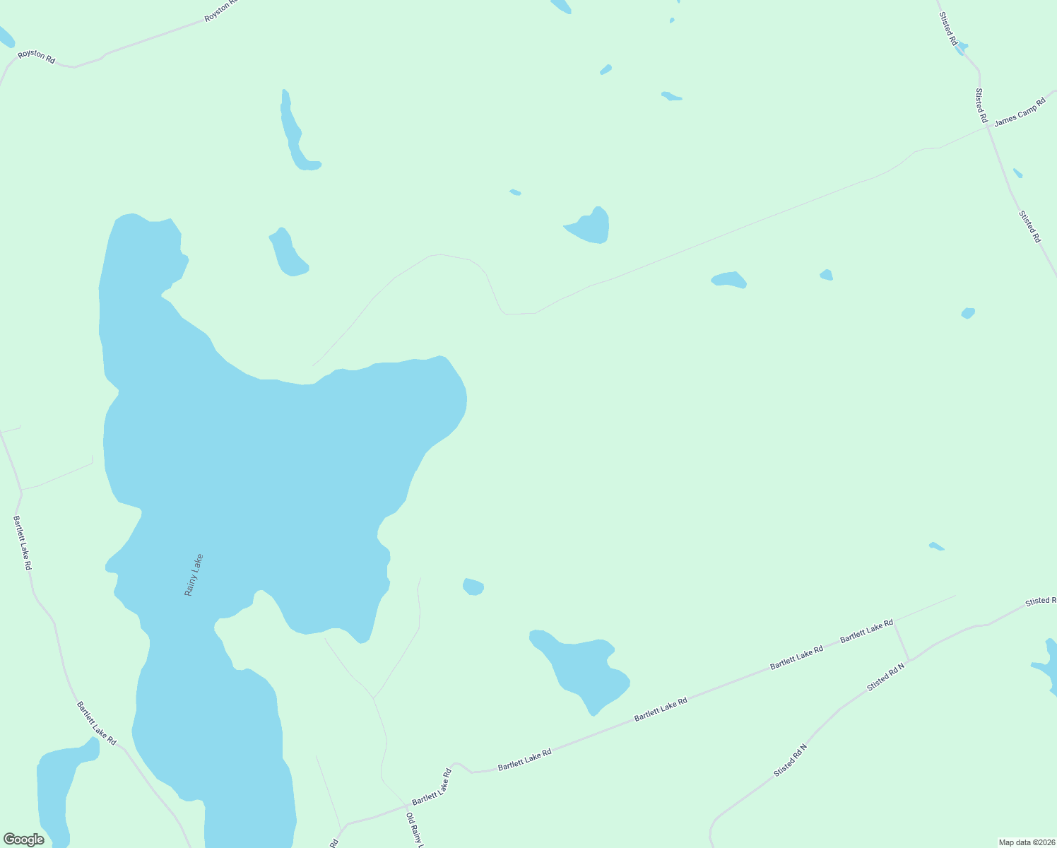 map of restaurants, bars, coffee shops, grocery stores, and more near 909 James Camp Road in Burk's Falls