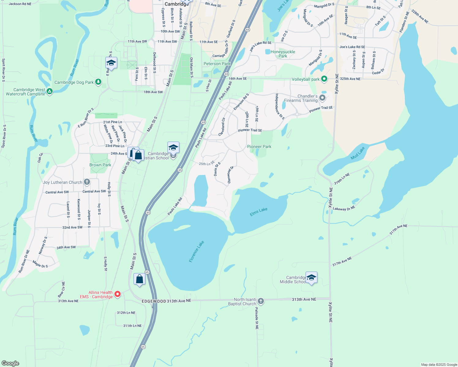 Elm Lake Rd, Cambridge MN Walk Score