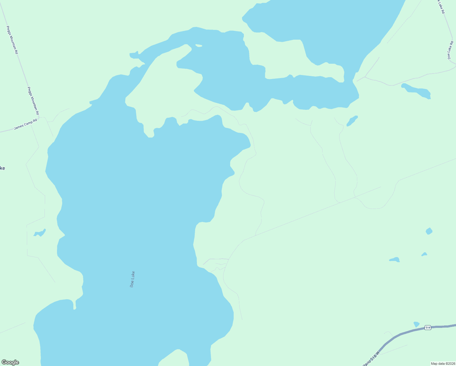 map of restaurants, bars, coffee shops, grocery stores, and more near South Ho Mish Road in Sprucedale