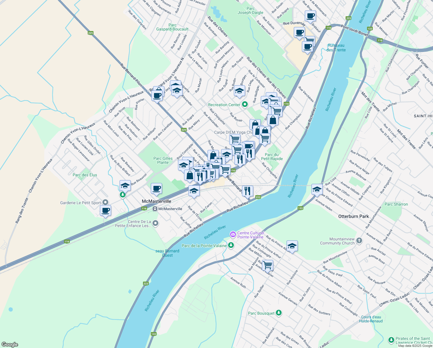 41 Boulevard Laurier, McMasterville QC Walk Score