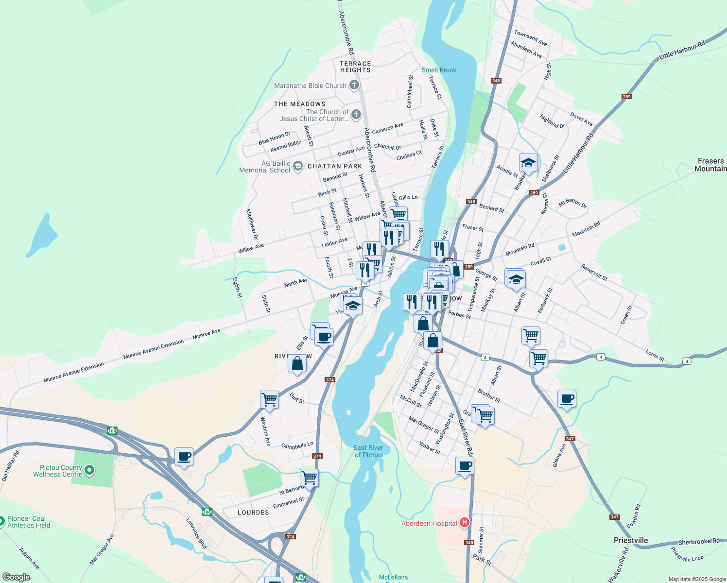 154 Stellarton Road, New Glasgow NS Walk Score