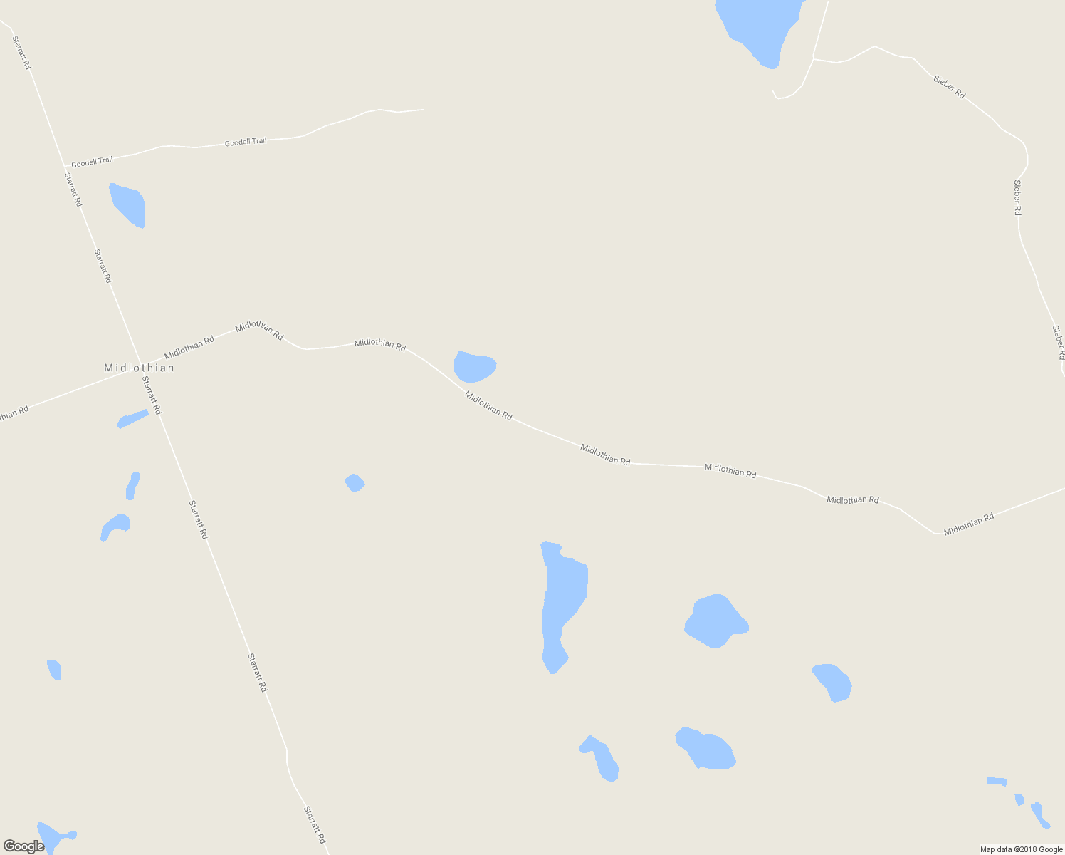 map of restaurants, bars, coffee shops, grocery stores, and more near Midlothian Road in Burk's Falls